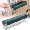 6 Grid Transparent Wall Closet Organizer
