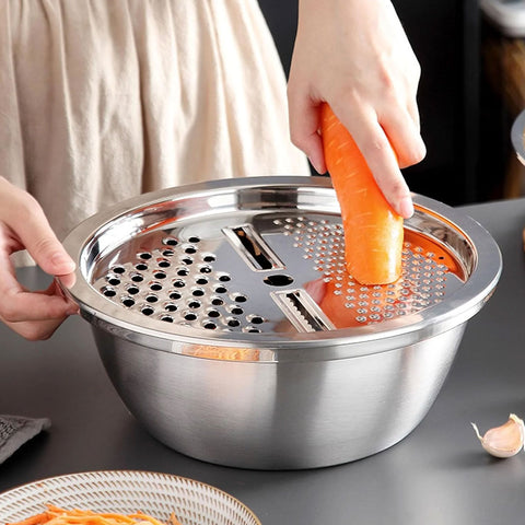 Colander with Grater Multi Function Kitchen Strainer