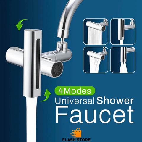 4 Modes Faucet Waterfall Outlet Splash