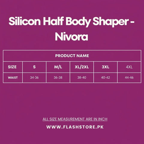 Nivora Silicon Half Body Shaper