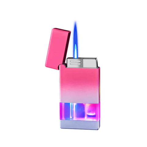 Windproof gradient color gas lighter