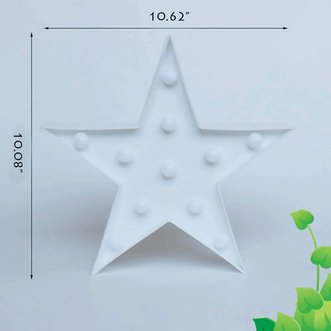 Star Shape Led Marque Lights