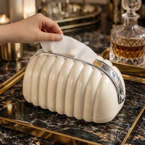 Shell Tissue Box Beautiful Decorative Tissue Holder