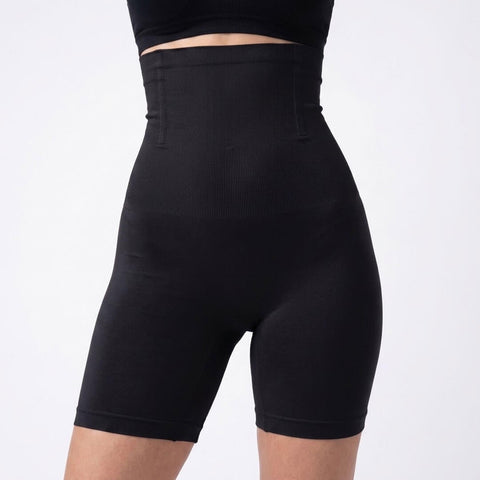 High Waist Body Shaper Shorts Black