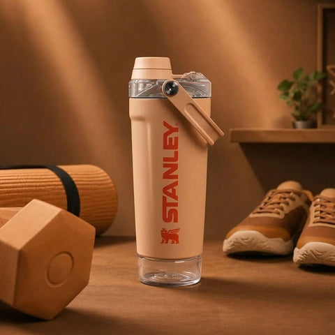 Premium Leakproof Insulated Sports Water Bottle with Handle & Flip Lid