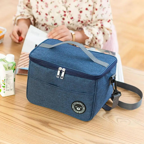 Portable Folding Thermal Insulation Carrier Lunch Bag