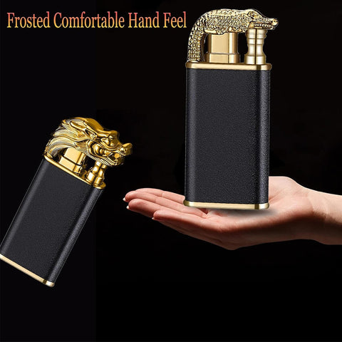 Eagle Head Double Flame Lighter Metal Torch Design
