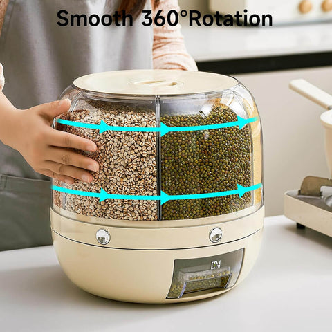 360° Rotatable 6-in-1 Grain Dispenser