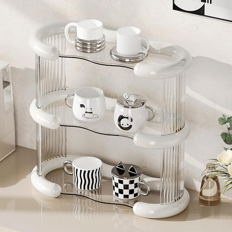 3 Layers Space Saving Cosmetic Organizer Shelf