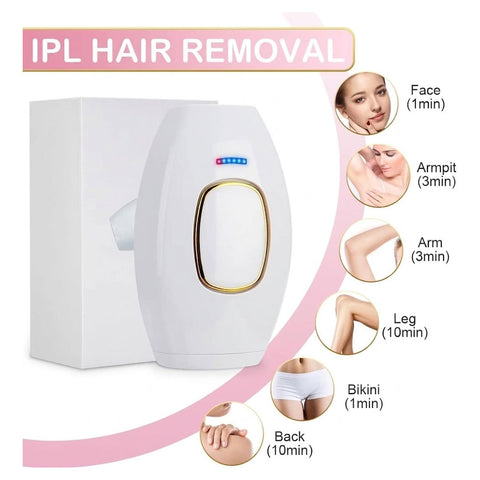Portable IPL Laser Hair Removal Device