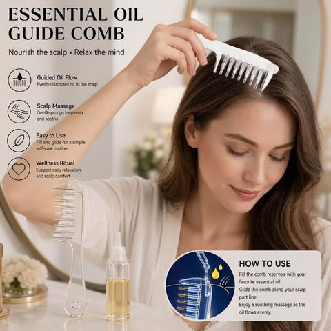 Scalp Applicator Comb Hair Growth Massage & Oil Applicator Tool