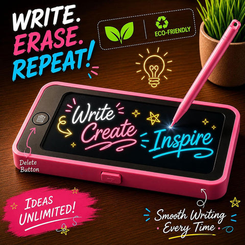 LCD Writing Tablet Pencil Box