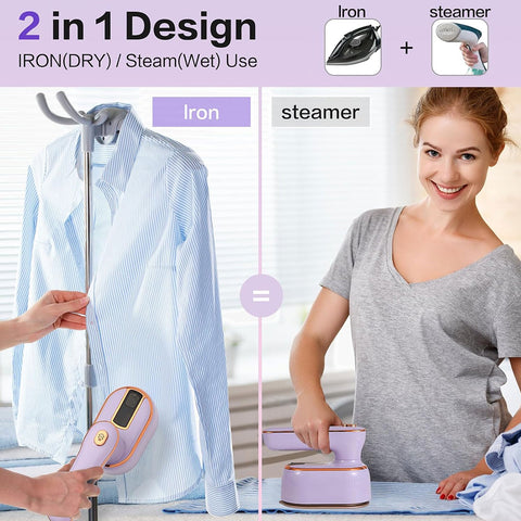 Portable Mini Handheld Travel Steam Iron