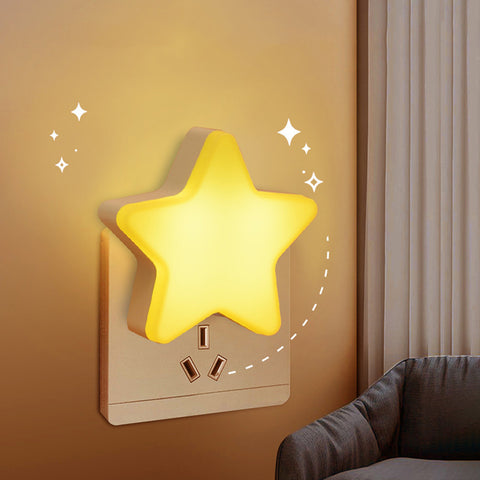 kids Star face Led Night Bulb