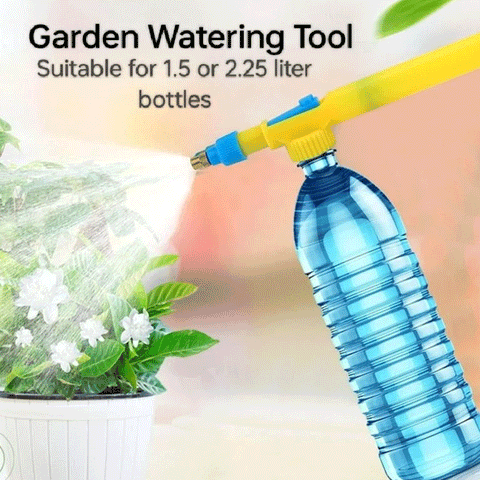 Garden Pressure Sprayer Pump  Adjustable Bottle Spray Nozzle