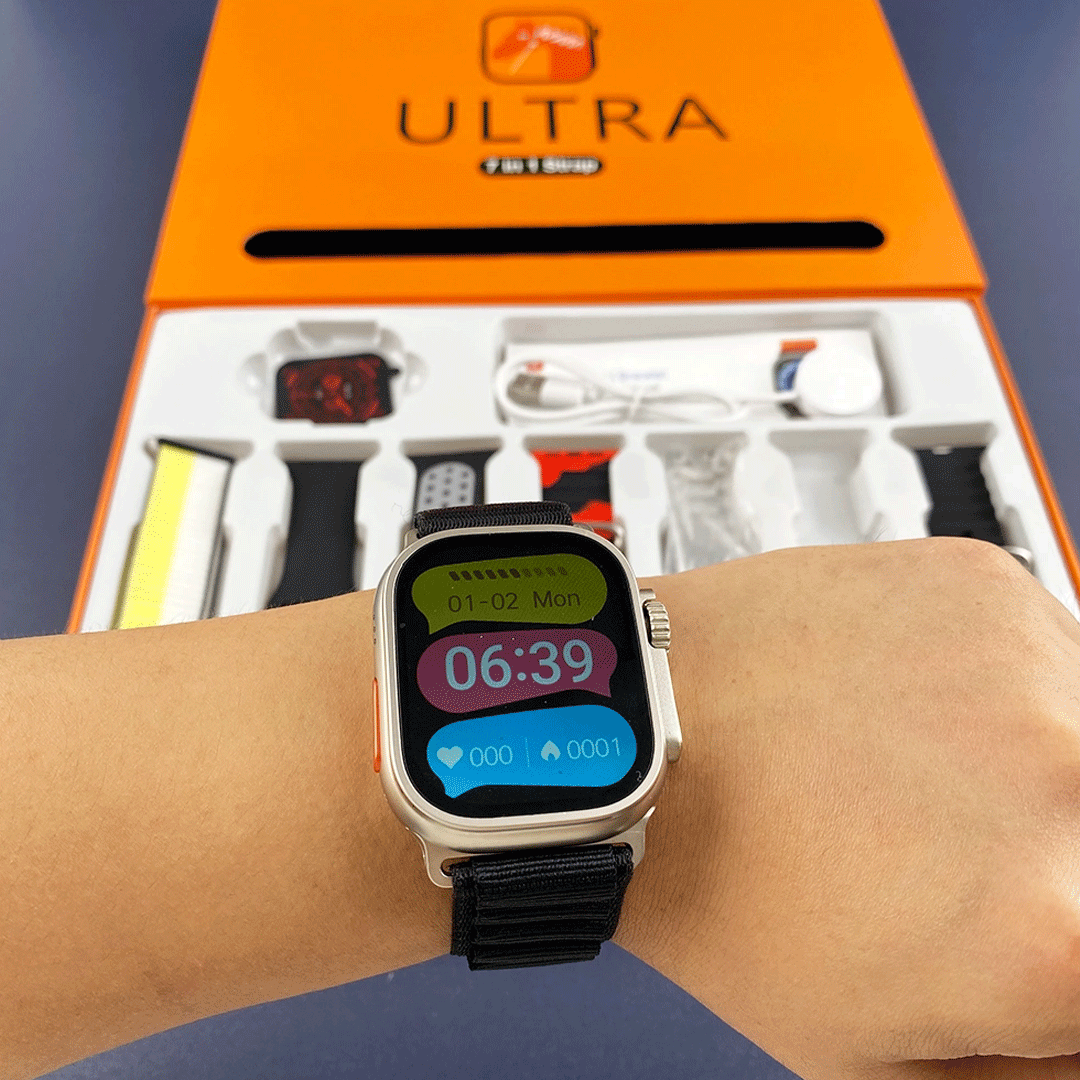 Ultra 7 In 1 Strap New Smart Watch– Flashstore.pk