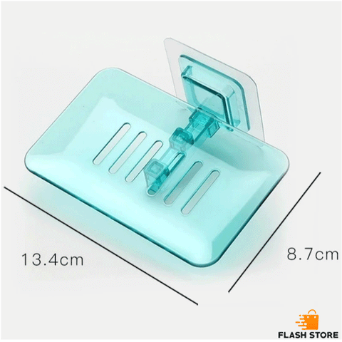 Creative Wall Mounted Crystal Soap Box (pack of 02