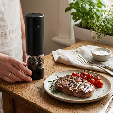 Cell Operated Salt & Pepper Grinder Electric Spice Mill