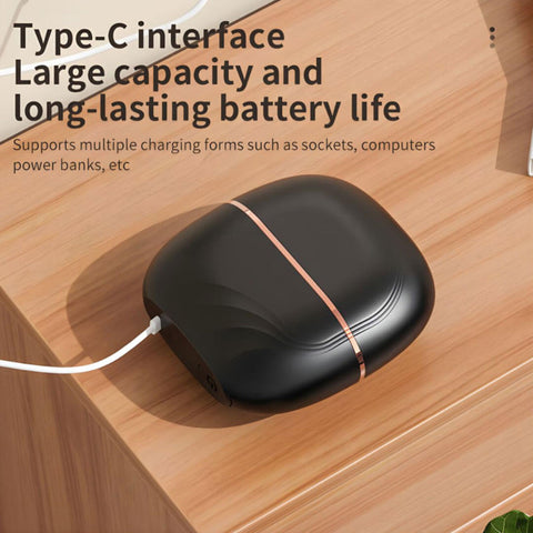 Mini Wireless Hair Straightening Comb Portable Cordless Hair Styler