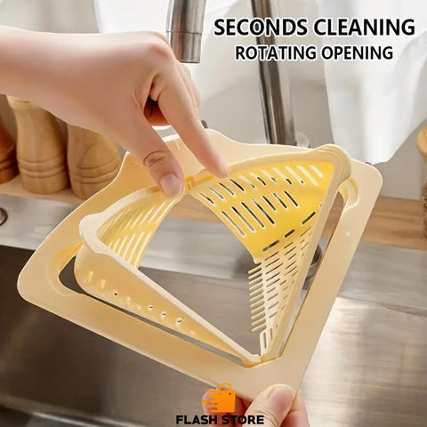 Premium Magnetic Corner Sink Drain Basket Kitchen Strainer