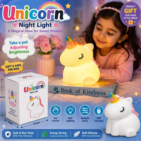 Unicorn Silicone LED Night Light