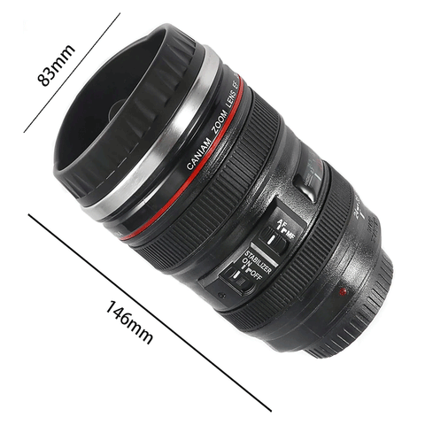 Creative Camera Lens Coffee Tea Mug 300 ML