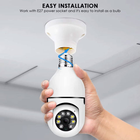 360° Panoramic Bulb Camera