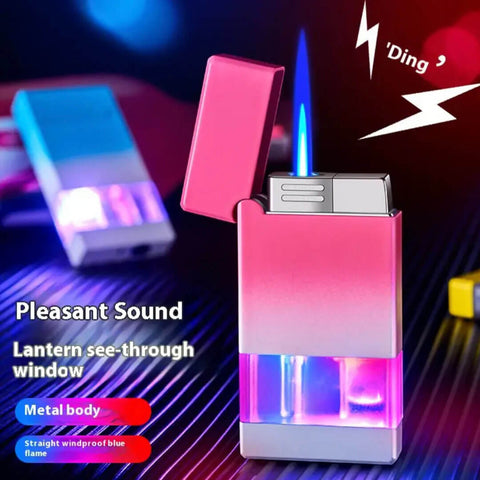 Windproof gradient color gas lighter