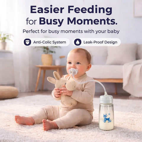 Hands Free Self Feeding Bottle - 250ml