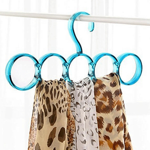 5 Holes Scarf Hanger Plastic (Pack Of 02)