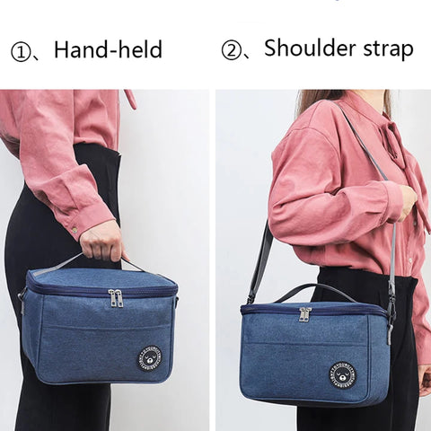 Portable Folding Thermal Insulation Carrier Lunch Bag