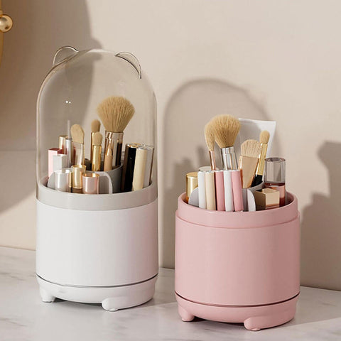Rotating Makeup Brush Organizer