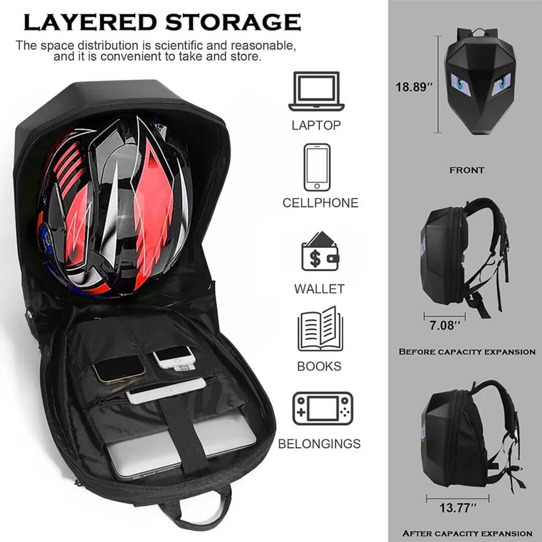 LED Eye Display Backpack– Flashstore.pk