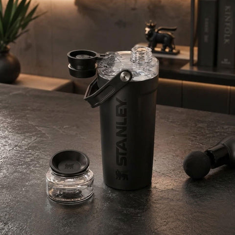 Premium Leakproof Insulated Sports Water Bottle with Handle & Flip Lid
