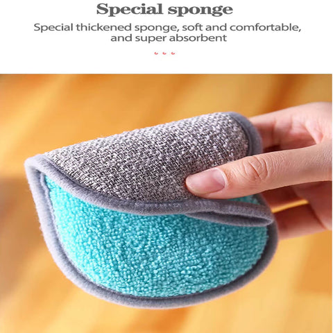 Double Sides Scrub Magic Dishwasher Sponge