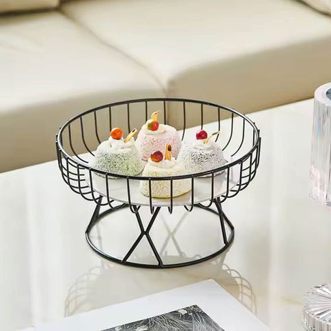 Modern Luxury Metal Fruit Basket