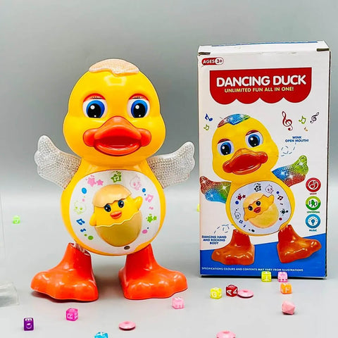 Battery Operated Duck With Light And Music