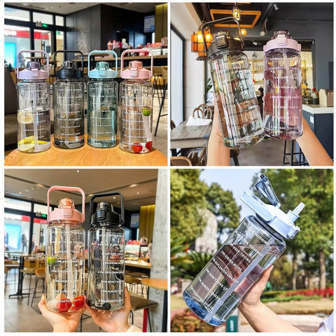 2L Large Capacity Sports Water Bottle