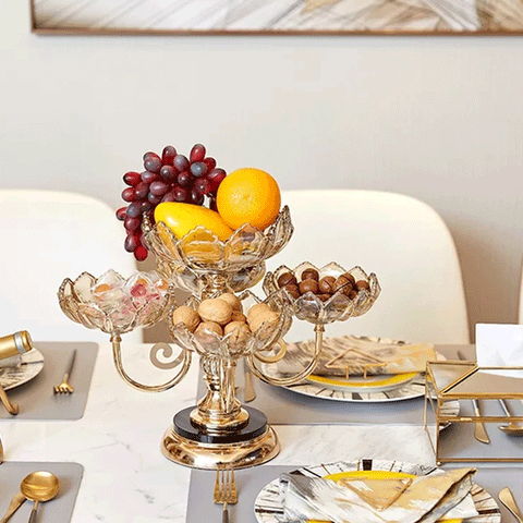 Rotating Dry Fruit Plate Rack