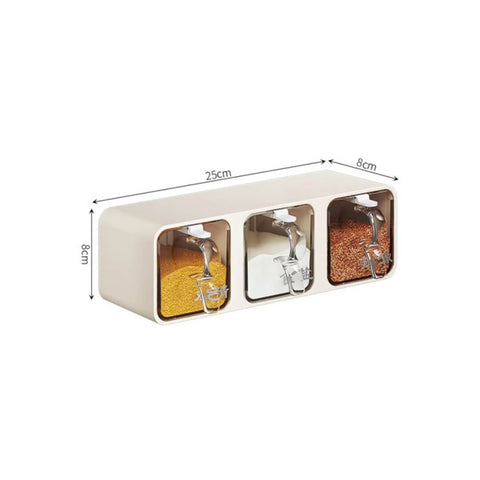 Wall Mounted Spice Rack Kitchen Storage Organizer