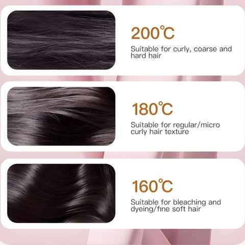 Mini Wireless Hair Straightening Comb Portable Cordless Hair Styler