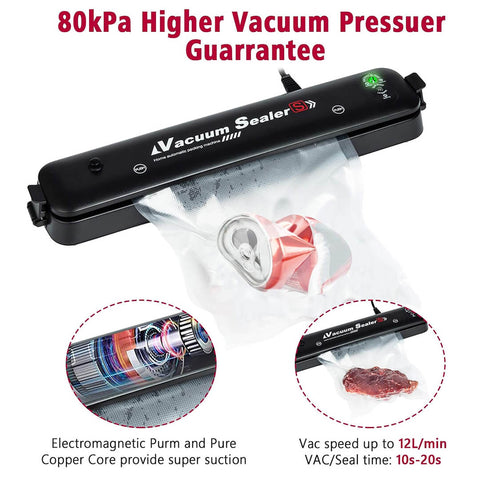 Automatic Food Vacuum Sealer – High Power 220V