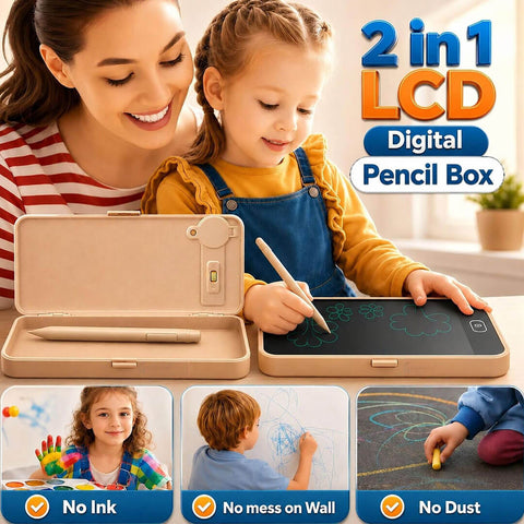 LCD Writing Tablet Pencil Box