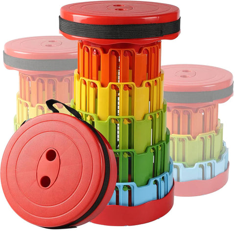 Telescopic Folding Plastic Stool