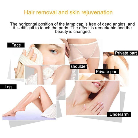 Portable IPL Laser Hair Removal Device