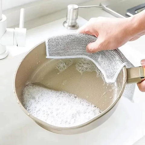 Non Scratch Steel Wire Dishcloth