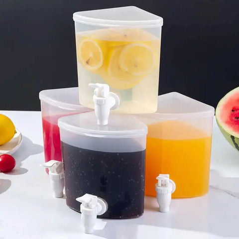 Rotating Cold Beverage Dispenser (4L, 4 Grid)