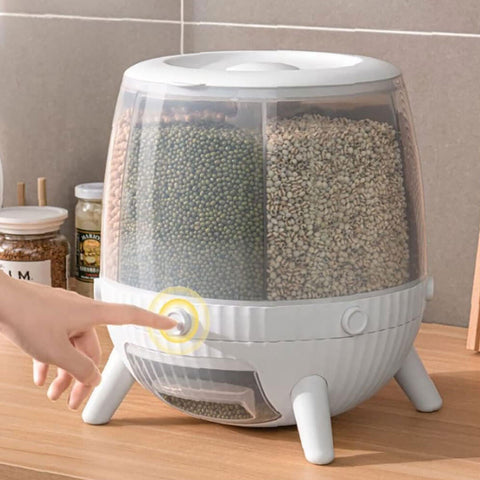 360° Rotatable 6-in-1 Cereal Dispenser