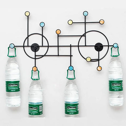 Nordic Style Wall Shelf With Hooks