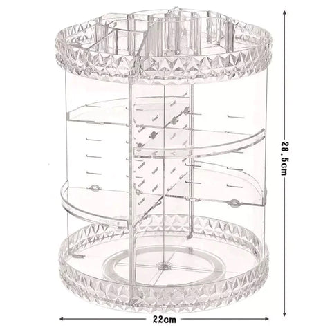 360 Rotating Cosmetic Makeup Organizer